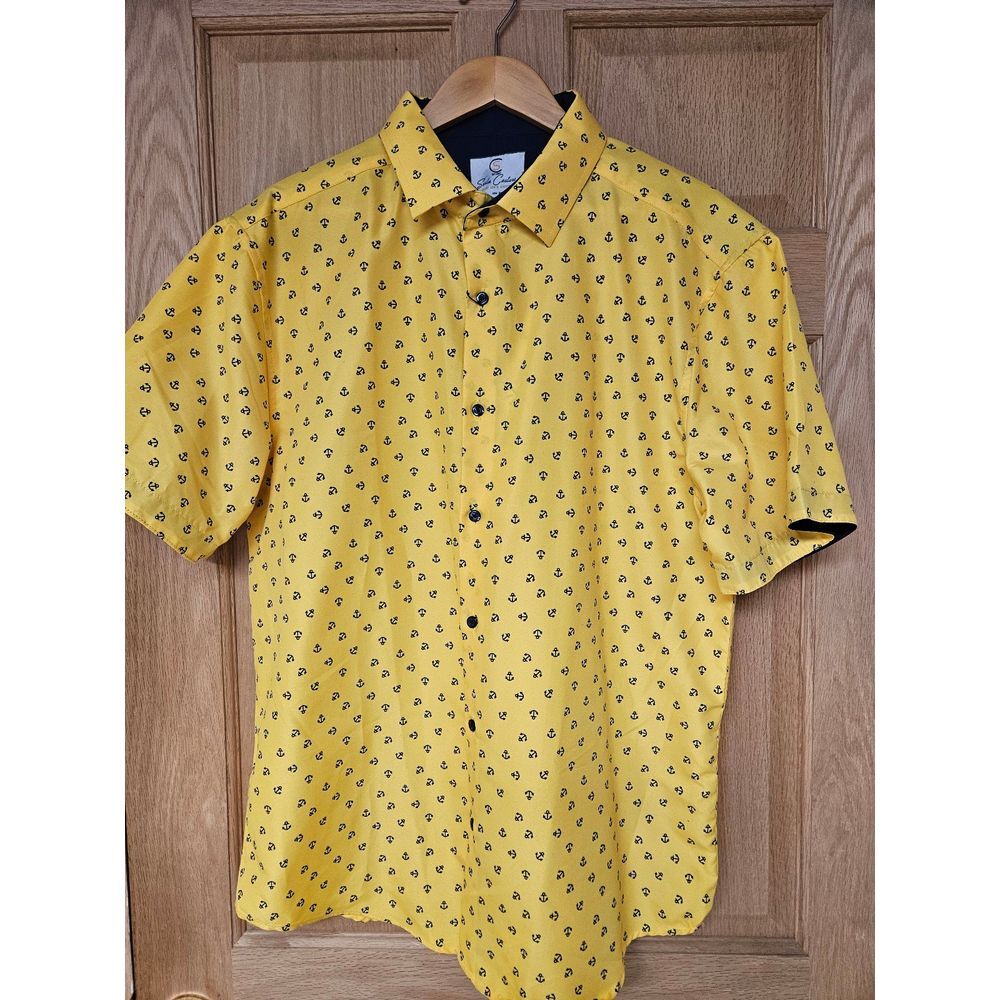 Susla Couture Yellow 3X‎ Slim Fit Button Down New